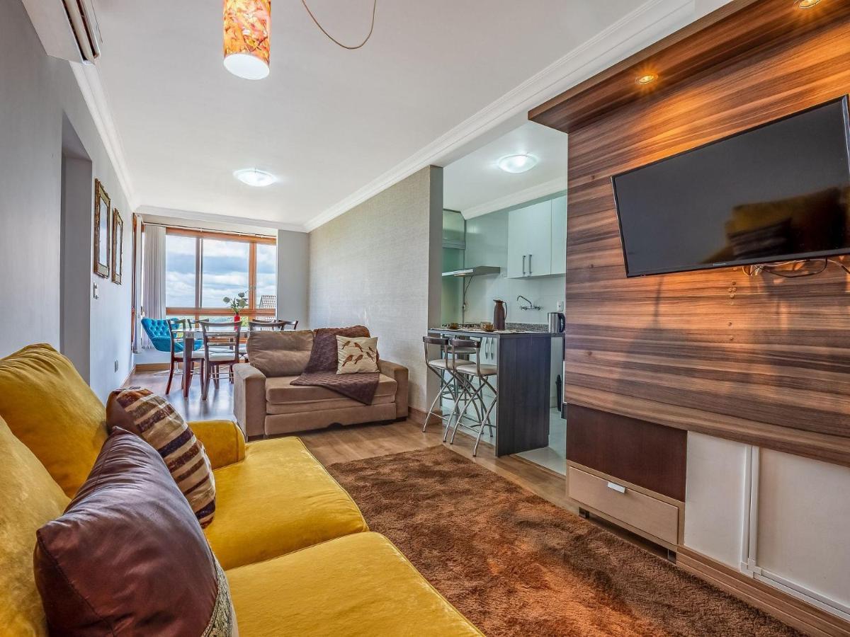 Cristo Rei 302 - Apartamento Em Gramado - Vista Para O Vale Lejlighed Eksteriør billede