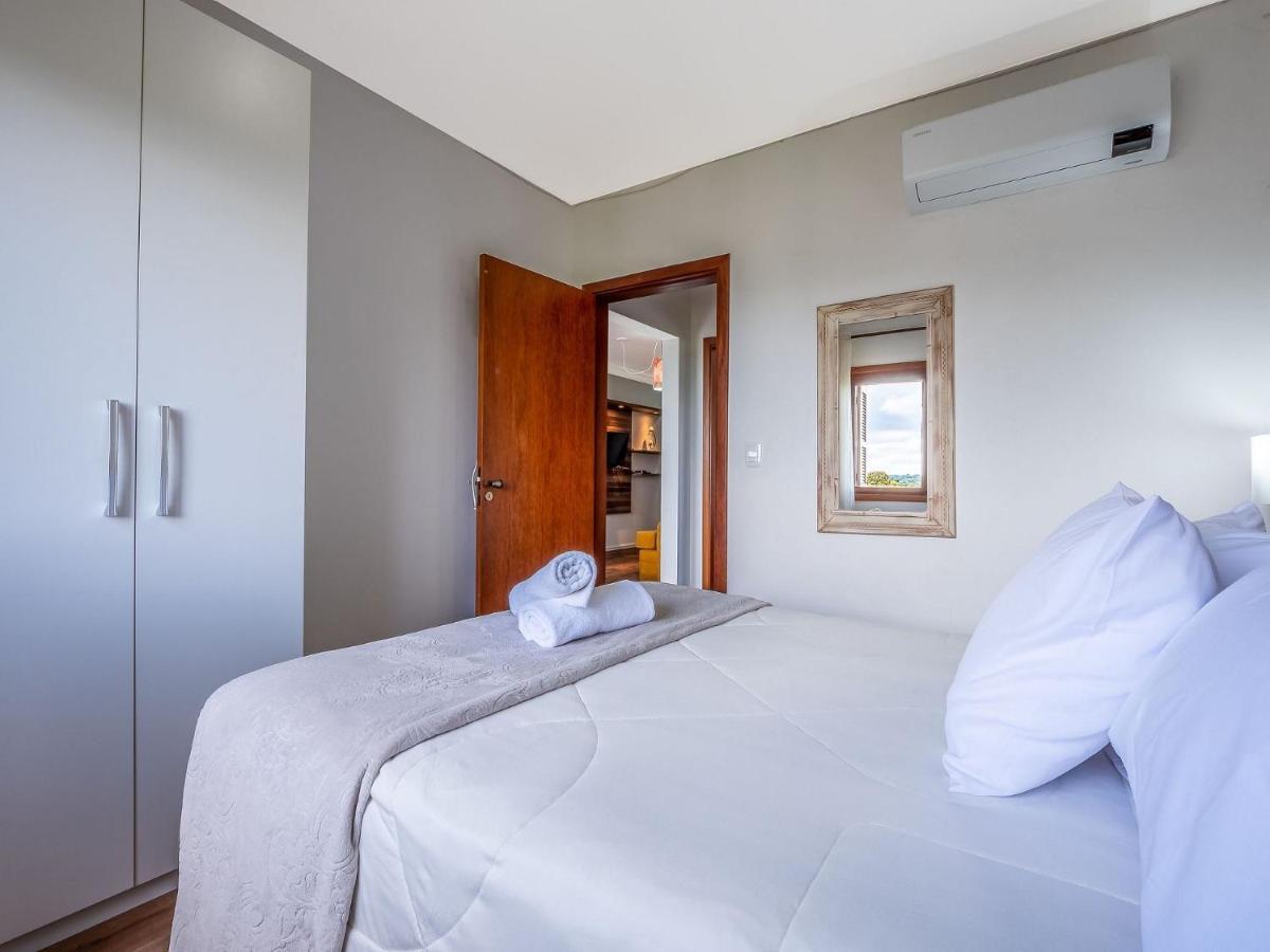 Cristo Rei 302 - Apartamento Em Gramado - Vista Para O Vale Lejlighed Eksteriør billede
