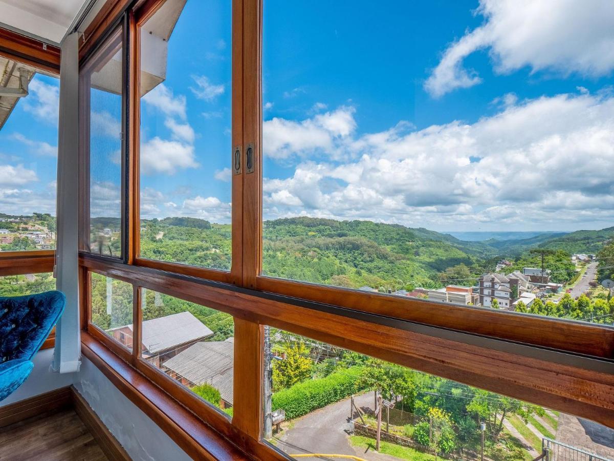 Cristo Rei 302 - Apartamento Em Gramado - Vista Para O Vale Lejlighed Eksteriør billede