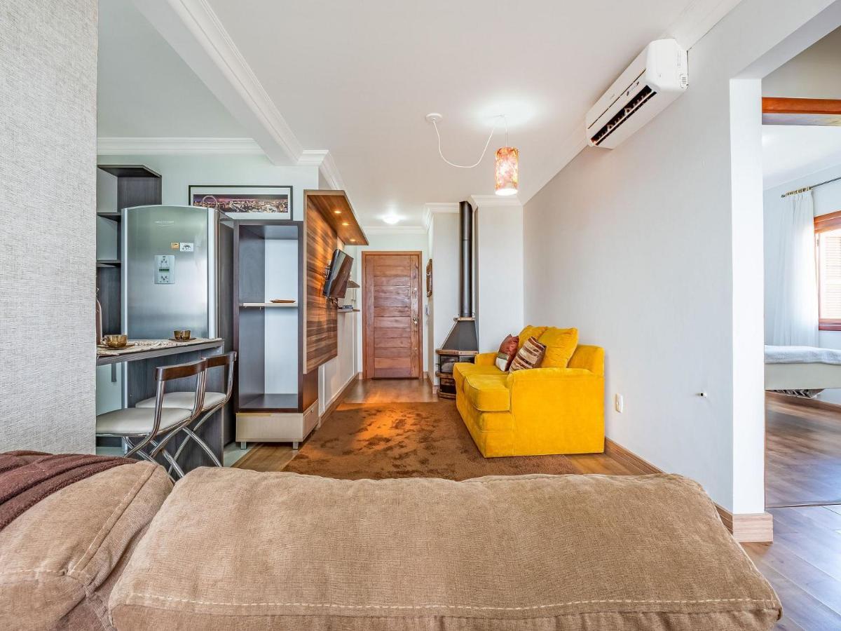 Cristo Rei 302 - Apartamento Em Gramado - Vista Para O Vale Lejlighed Eksteriør billede